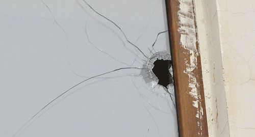 Следы обстрела в прифронтовом селе, 2019 год. Фото Алвард Григорян для "Кавказского узла"