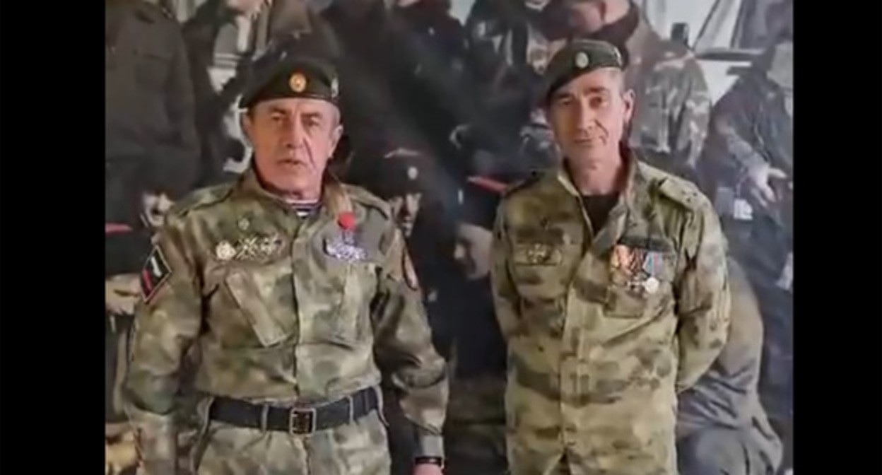 Обращение бойцов из Крымска. 20 мая 2025 г. Скриншот видео https://vk.com/video-200432135_456252879