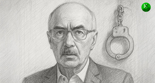 Захиреддин Ибрагимов. Иллюстрация создана «Кавказским узлом» с помощью ИИ в программе Copilot 