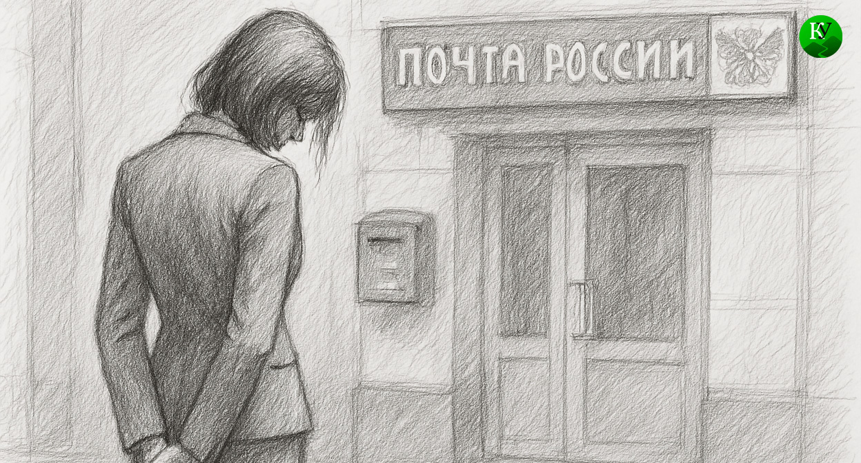 Работница почты. Иллюстрация создана «Кавказским узлом» с помощью ИИ в программе Copilot