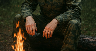 Военный на СВО. Иллюстрация создана «Кавказским узлом» с помощью ИИ в программе Copilot