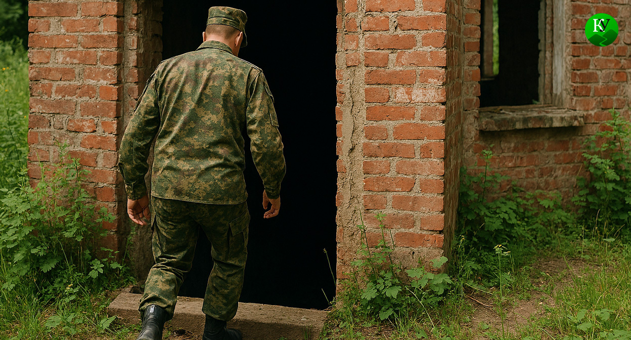 Военный на СВО. Иллюстрация создана «Кавказским узлом» с помощью ИИ в программе Copilot