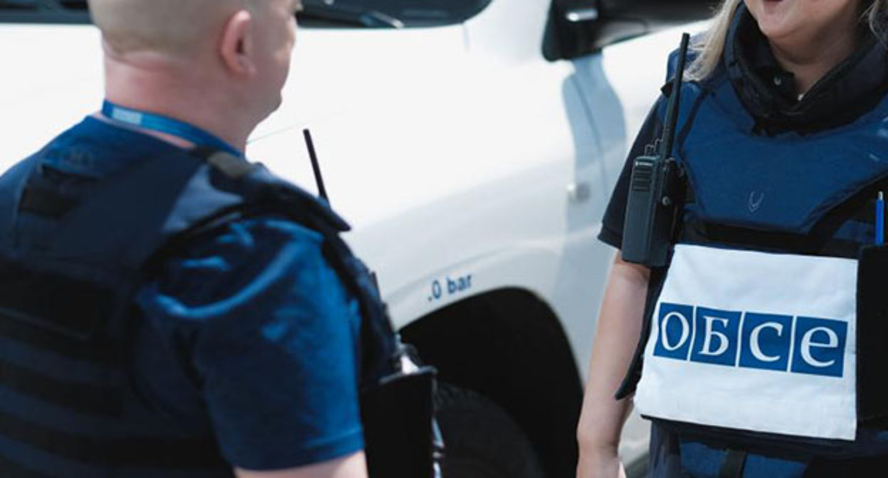 Наблюдатели ОБСЕ. Фото: https://www.osce.org/ 