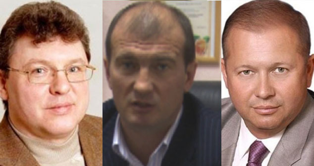 Евгений Щур, Федор Литвиненко и Алексей Зверев (слева направо). Коллаж "Кавказского узла". Фото: https://bloknot-volgograd.ru/ 