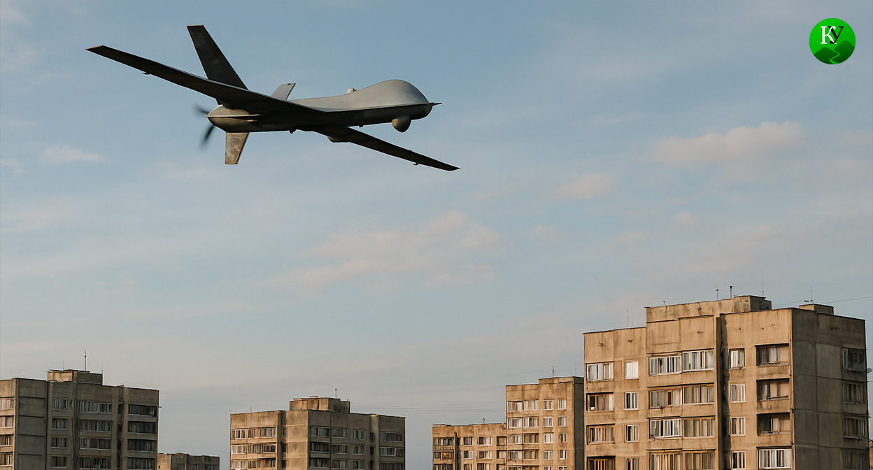 БПЛА. Иллюстрация создана «Кавказским узлом» с помощью ИИ в программе Copilot